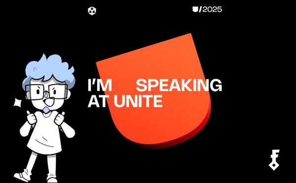I'm giving a talk, a panel and a livestream at Unite 2025!